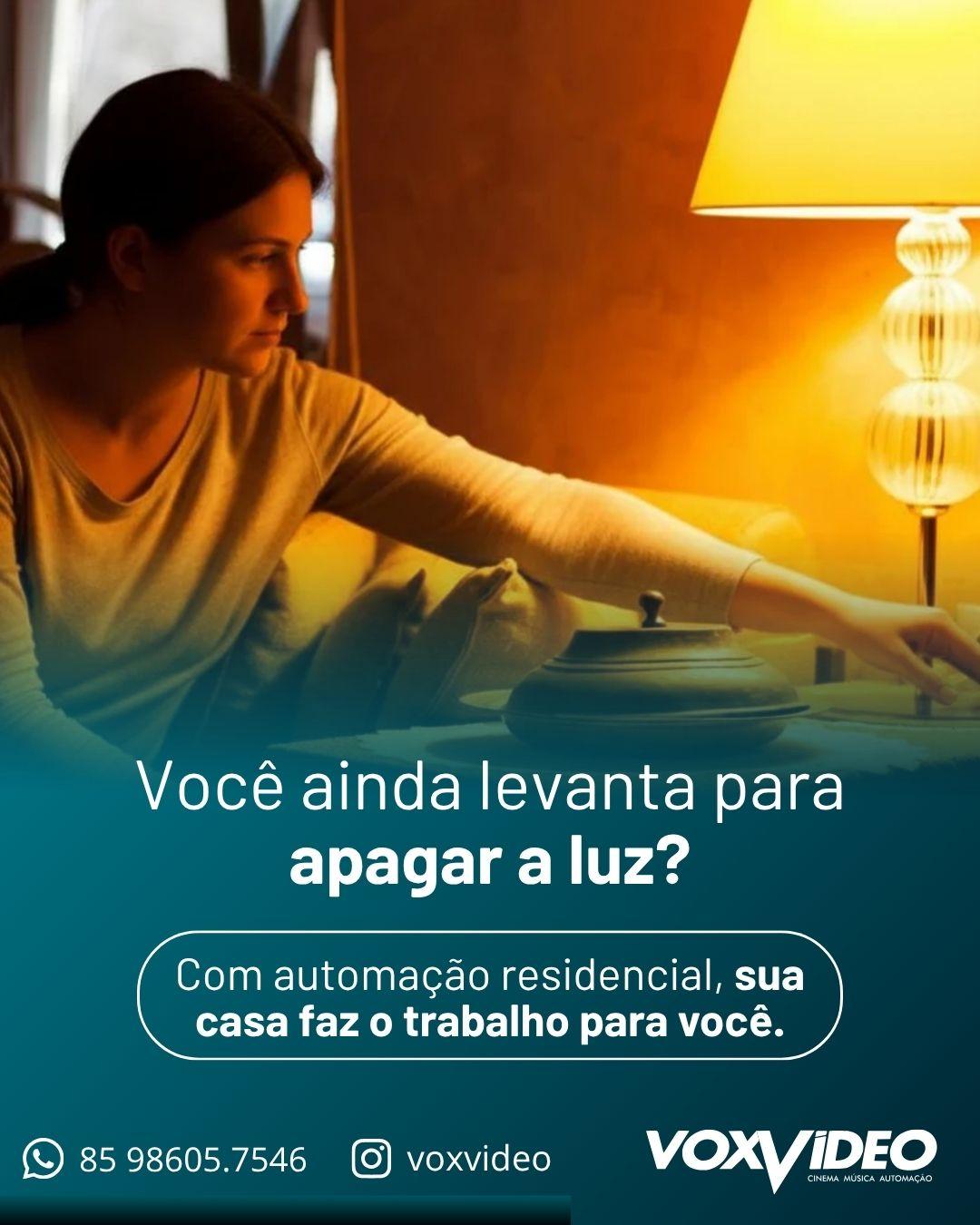 Projeto de automação Voxvideo — luz